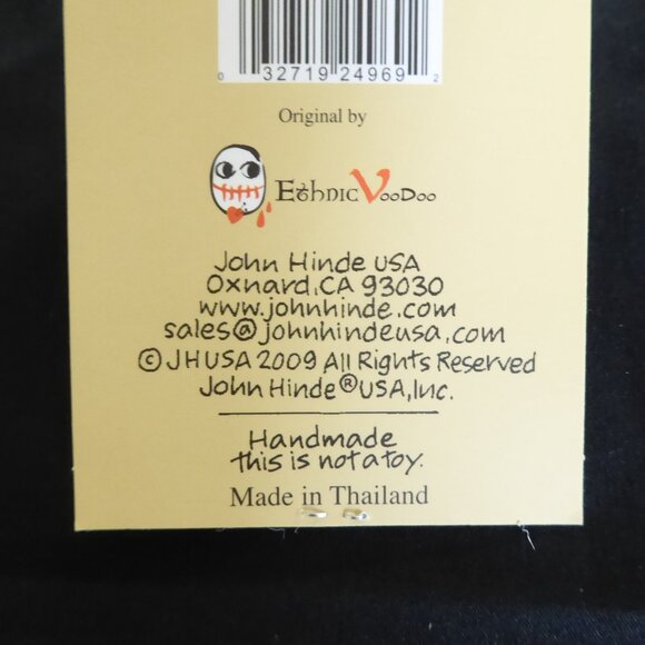 NWT 2009 JOHN HINDE WATCHOVER VOODOO DOLL EQUALIZER KEYCHAIN - Picture 7 of 7